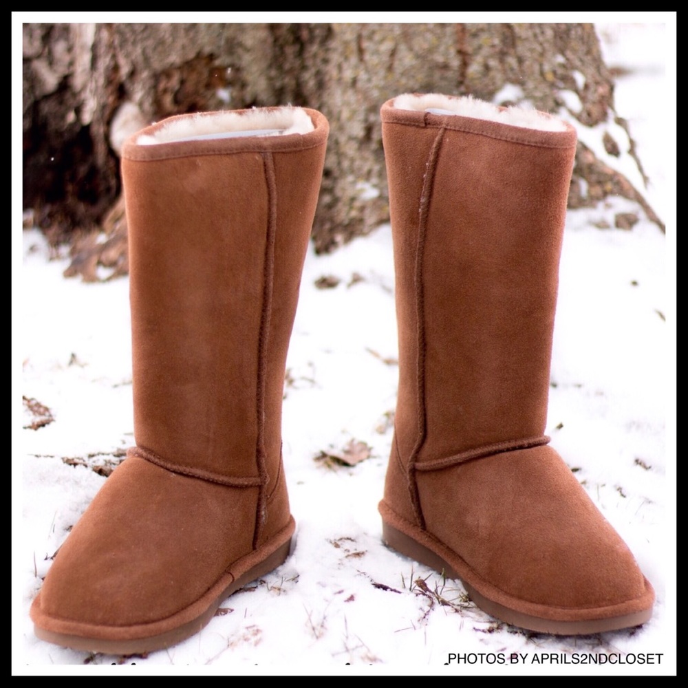 SHEARLING LINED BOOTS COZY SUEDE OUTDOOR WINTER BOOTIES A2C - Picture 3 of 8